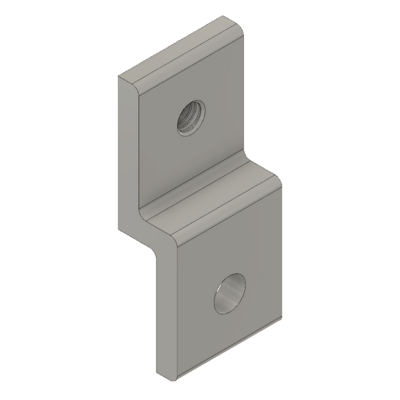64-020-0 MODULAR SOLUTIONS PANEL CLAMP WIRE MESH PANEL HOLDER SIZE 30 (PLATE ONLY)